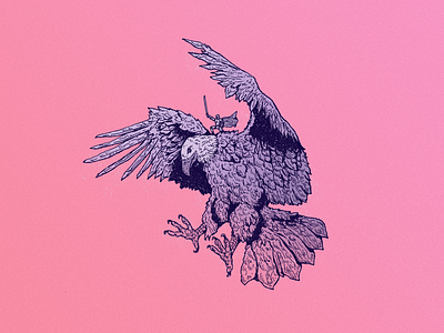 Inktober day 11: Eagle art bird cartoon character character design design drawing eagle illustration inktober