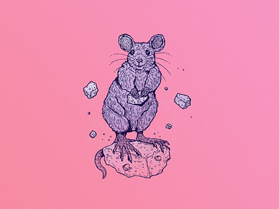 Inktober day 22: Heist art cartoon character character design cheese design drawing heist illustration inktober inktober 2022 mouse rat