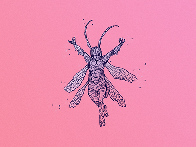 Inktober day 24: Fairy art bug cartoon character character design design drawing fairy illustration inktober inktober 2022 insect wings