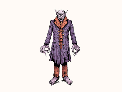 Dark art cartoon cartoon character character design dracula halloween illustration inktober inktober 2019 nosferatu vampire
