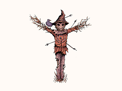 Injured art cartoon cartoon character character design halloween illustration injured inktober inktober 2019 monster scarecrow