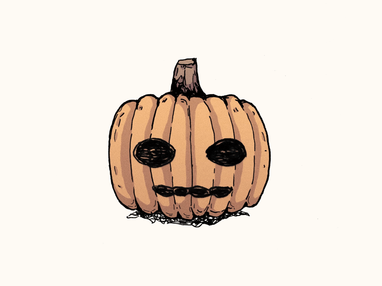 Ripe animation art cartoon cartoon character character design drawing face gif halloween illustration inktober inktober 2019 pumpkin