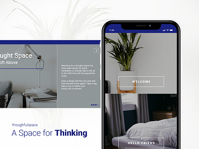 Thoughtful Space branding build concept experience focus guest iterate iteration meditation re brand rent room sell share space ui ui ux design uidesign uipractice ux ui