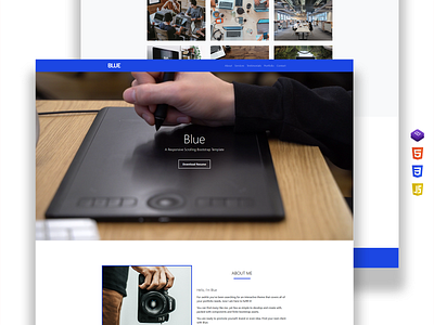 Blue | Responsive Scrolling Bootstrap Template app bootstrap bootstrap 4 branding branding agency branding design design development engineering experience html html css javascript logo project solution vector venture visual web