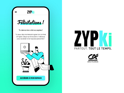 💶 Zypki 💎 android b2c bank french hub ios mobileapp pwa ui uidesign uiux uxdesign