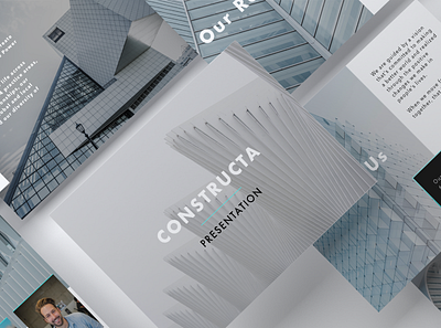 Business presentation for construction company architecture brochure business company concept construction graphicdesign powerpoint presentation template ui ux web