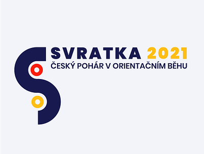 Logo for a sport event branding czechia illustrator logo orienteering river sport