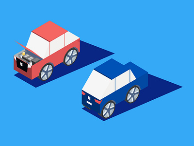 Isometric cars