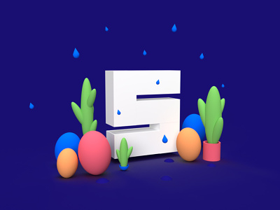 Happy easter 3d 3d modeling easter easter eggs egg graphicdesign spring