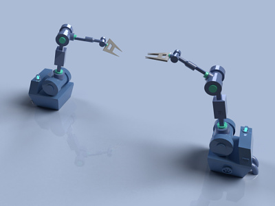 3D factory robot 3d 3d modeling 3ddesign automotive business cyber factory graphic design machine machinery robot