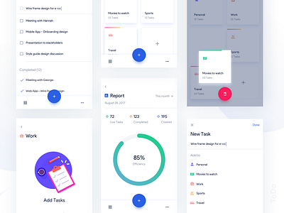 Tasks App android app ios mobile app todo todo app todoist ui ux todo