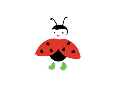 Ladybird character illustration kids store ladybird