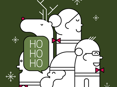 Holiday Greeting card card flat illustration flatdesign greeting holiday holiday design