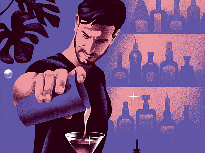 Editorial Illustrations for Standart Magazine cocktail cocktail bar coffee coffee shop design food illustration magazine russia