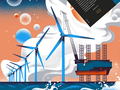 Editorial Illustrations for Standart Magazine coffee energy food future illustration sea wind