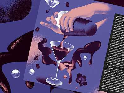 Editorial Illustrations for Standart Magazine cocktail coffe coffeeshop editorial illustration food illustration magazine