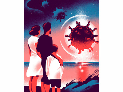 Illustration for zetland covid design future health illustration illustrator pandemic russia vintage