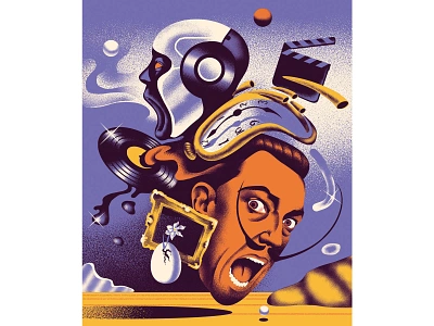 Will DALL-E replace Dali? branding dali design graphic design illustration magazine robots surrealism vintage