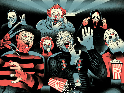 Horror | KinoReporter magazine cinema horror illustration industry makeup russia