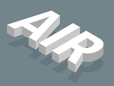 Type Project // 015 3d design illustration isometric lettering shadow typography vector