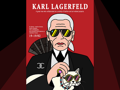 Karl Lagerfeld Illustration