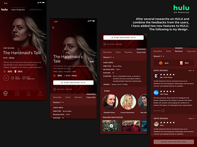 HULU UX Redesign