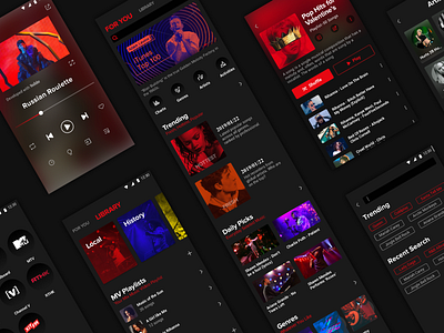 Music MAX android design interface music music app product design sketch ui ux design