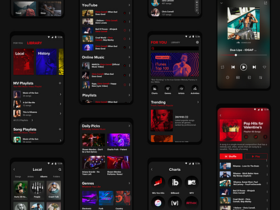 Music Max App Design