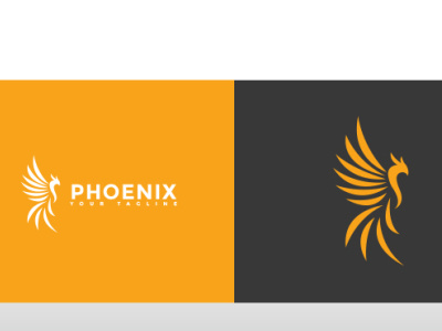 Phoenix Logo bird logo logo wings