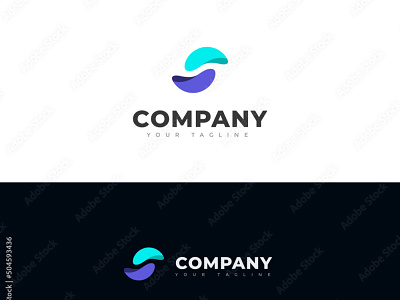 Letter S Logo Design vector Template spilt