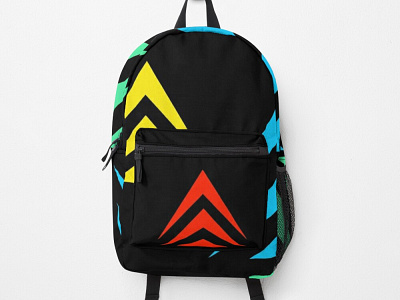 Letter A Backpack graphic