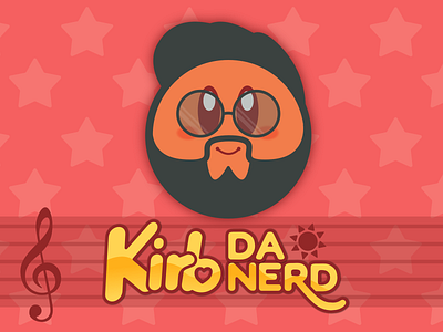 Kirb Da Nerd (Nerdcore Rap Persona) design game art icon kirby logo