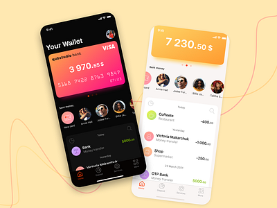 Wallet App Concept, Design Сhallenge