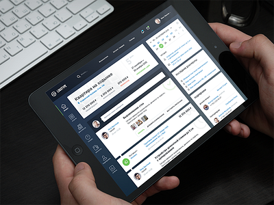 Renovation Dashboard Concept dark dashboard interface ipad tablet ui user interface ux