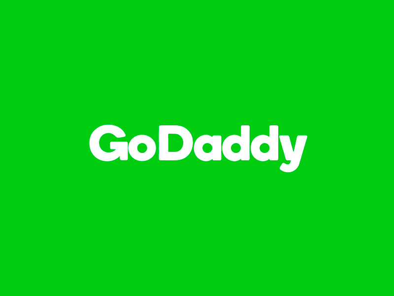 GoDaddy animation colors gif motion typography
