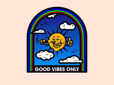 Good Vibes Only character good vibes graphic design illustration illustrator vector