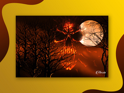 Halloween manipulation concept art digital art digital artist dribbble halloween halloween design image editing marzia photo manipulation photoshop