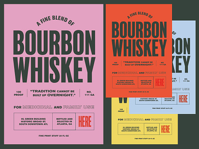 Whiskey Merch Concept branding design label label design merchandise merchandise design package design packaging typography vintage whiskey