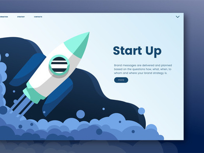 Start Up animation app branding design flat illustration space startup ui ux uxdesign vector web webdesign webdevelopment website