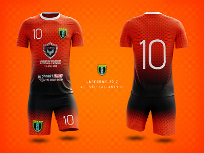 Uniforme Associação Desportiva São Caetaninho - 2017 art direction fashion design graphic design soccer kit soccer shirt uniform soccer