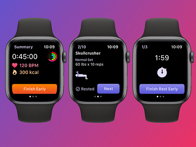 Liftr - Apple Watch apple watch apple watch design exercise app fitness app