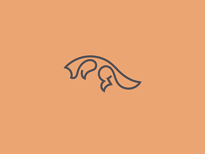 line fox branding design flat illustration illustrator logo logos vector