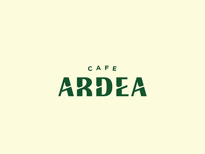 Ardea cafe logo art branding design flat graphic design icon illustration illustrator logo logos vector
