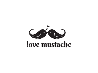 love mustache logo