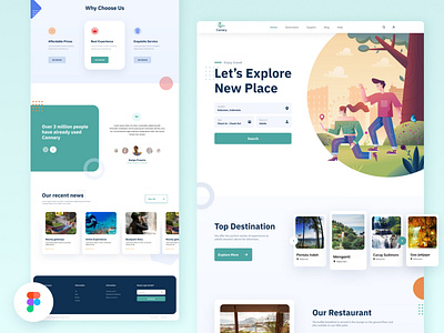 Canary - Travel Landing Page