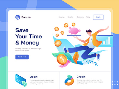 Banking / Fintech Landing Page