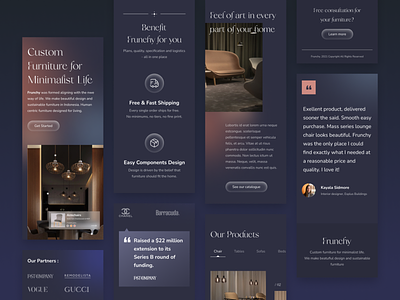 Furniture Website | Mobile Version