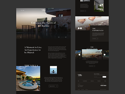 Hotel & Resort Booking Landing Page | Exploration apartment booking building business clean concept estate homestay hotel journey landing page minimalistic reservation resort travel trip uiux vacation villa web