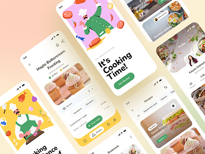 Food Recipe App | More Screens