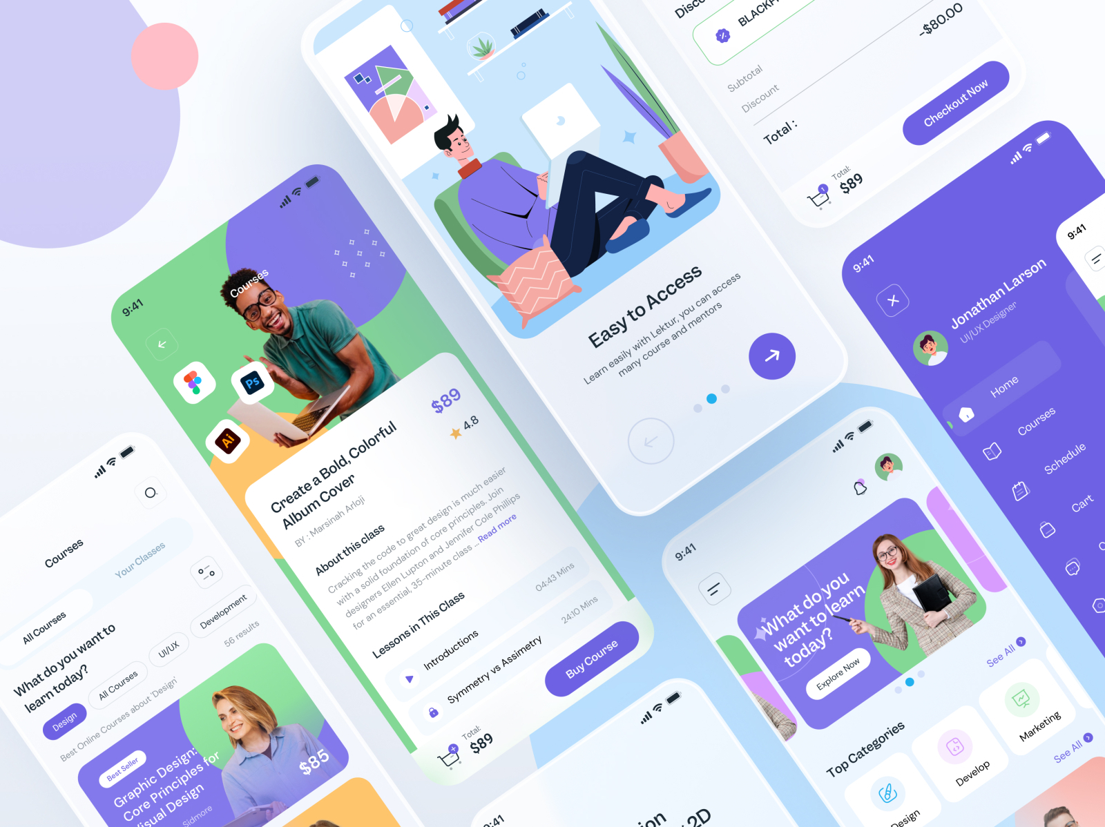 Online Course App | More Screens by Dwipo Prawiro on Dribbble